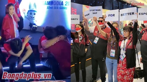 Tuyển VALORANT Indonesia ôm nhau khóc, trưởng đoàn Esports biểu tình đòi công bằng